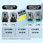 VOOPOO ARGUS阿格斯2ml V2煙彈空倉：圖片 4